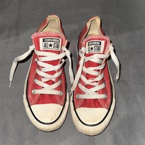 Converse Classic Red and White Sneakers